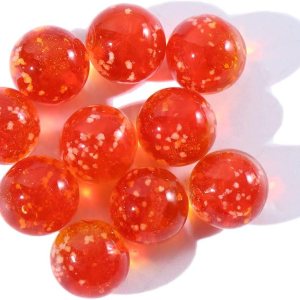 Canicas de vidrio que brillan en la oscuridad, mármoles luminosos multicolor para niños juegos de mármol y decoración del hogar de bricolaje (rojo) Canicas de vidrio que brillan en la oscuridad, mármoles luminosos multicolor para niños juegos de mármol y decoración del hogar de bricolaje (rojo)