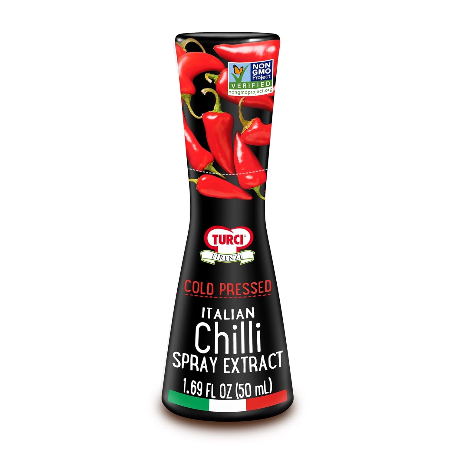 Turci Extracto de chile en espray de 1.69 onzas líquidas, un toque final lleno de sabor en platos calientesfríos, extracto natural, sin OMG, sin