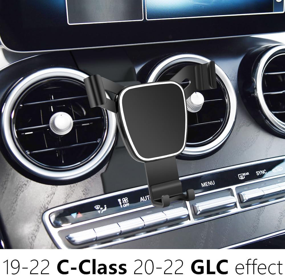 Soporte para teléfono de coche para Mercedes Benz Clase C 2014-2018 c180 c200 c300 GLC Clase 2015-2019 GLC200 GLC260 GLC300 Accesorios para