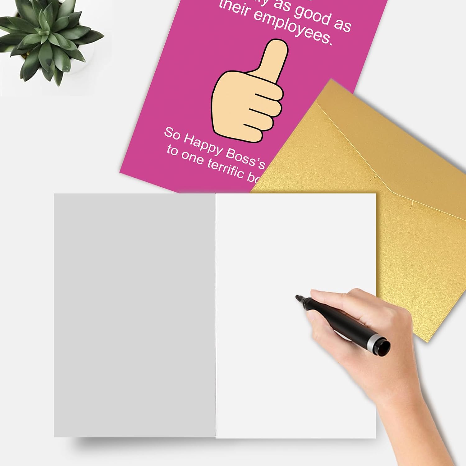 Divertida tarjeta de jefe para el día de agradecimiento al jefe, regalo de agradecimiento al jefe, tarjeta de jefe del personal, feliz día del jefe