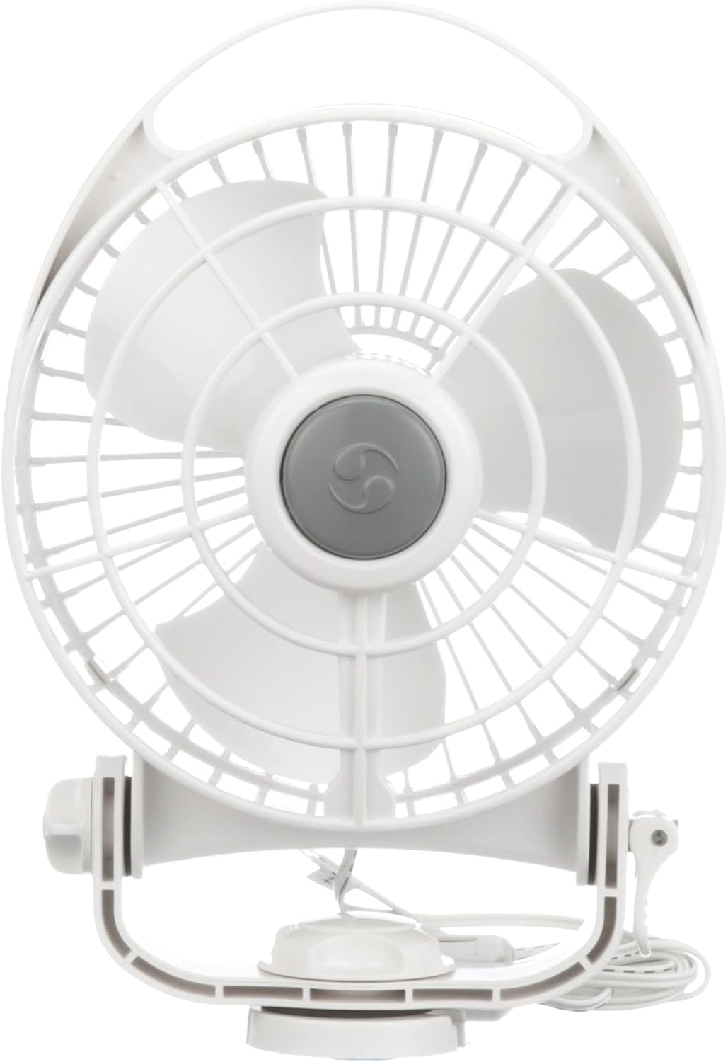 Ventilador Bora de Caframo, diseño compacto con potente flujo de aire, bajo consumo de potencia, 5000 horas de vida del motor, fabricado en Canadá,