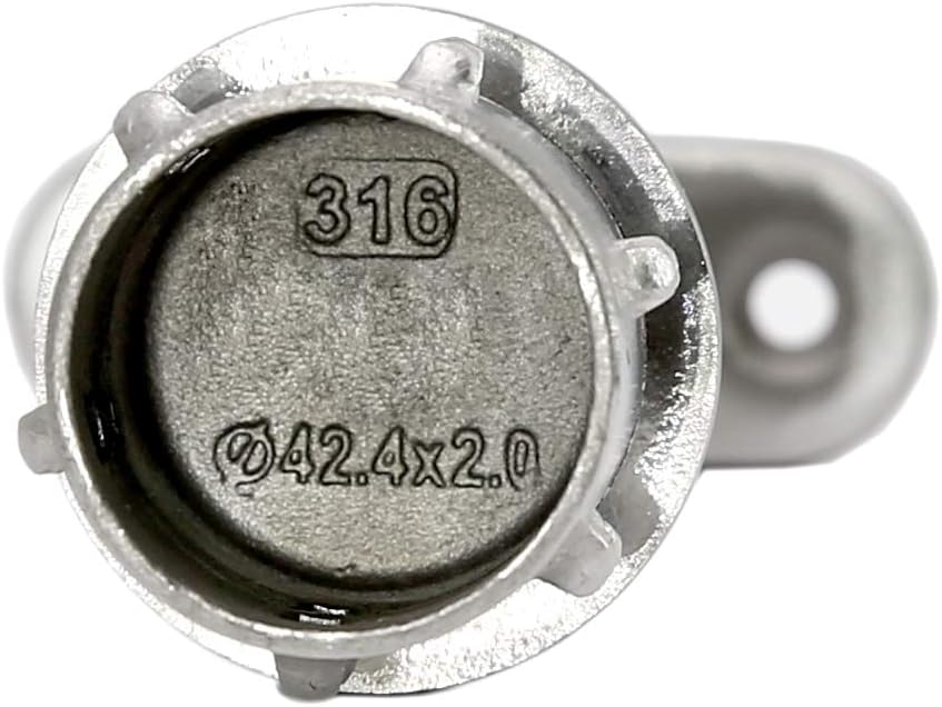Tapa de acero inoxidable de grado 316 de 1.575in.