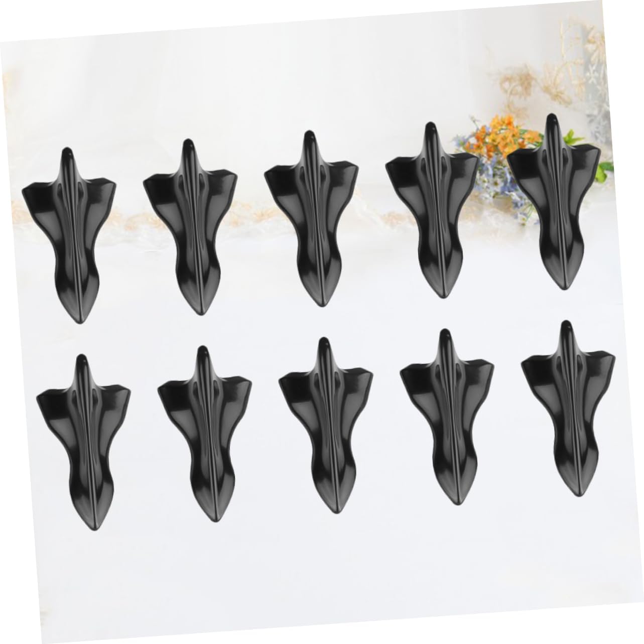 Vaguelly 10 piezas de aleta de coche aletas de tiburón aletas de coche Antena de coche Aleta de antena de coche Aleta decorativa de techo de