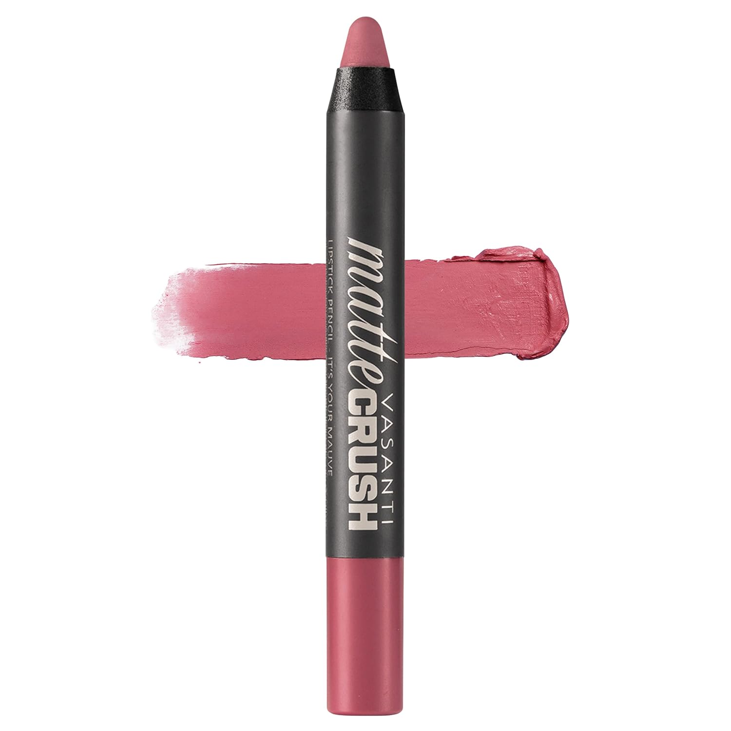 VASANTI Cosmetics Matte Crush Lápiz labial (It’s Your Mauve) Delineador de labios mate suave y aterciopelado de larga duración