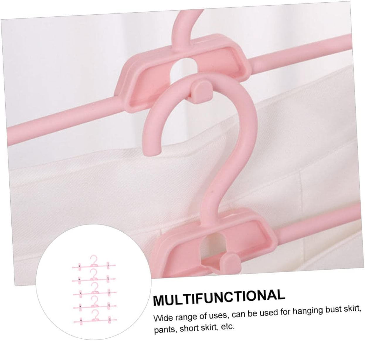 Percha telescópica para pantalones, colgador de pantalones a prueba de viento, plegable, colgador para pantalones, calcetines, colgador de metal,