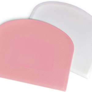 ALLTOP Espátula de cuenco y rascador de banco, herramienta de plástico flexible multiusos para repostería, raspadores de alimentos para masa de pan, ALLTOP Espátula de cuenco y rascador de banco, herramienta de plástico flexible multiusos para repostería, raspadores de alimentos para masa de pan,