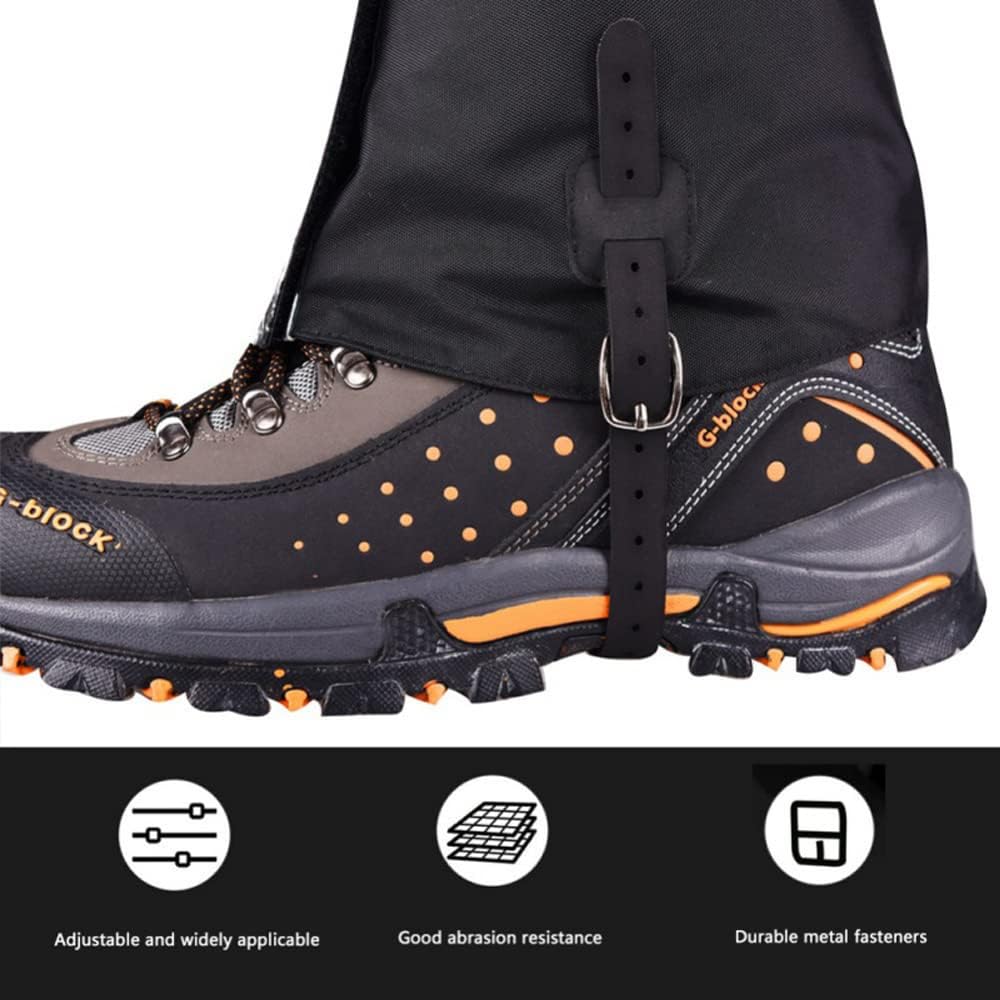 Polainas de senderismo de camuflaje, polainas de serpiente para hombres, botas de goma impermeables para patas de zapatos para caminar, escalada,