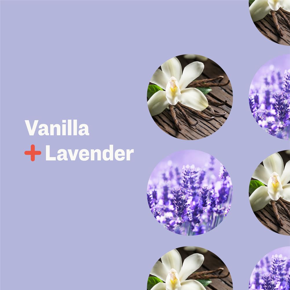 Everyone Jabón corporal 3 en 1, baño de burbujas, champú, tamaño de viaje, 2 onzas (paquete de 12), vainilla y lavanda, limpiador de coco con