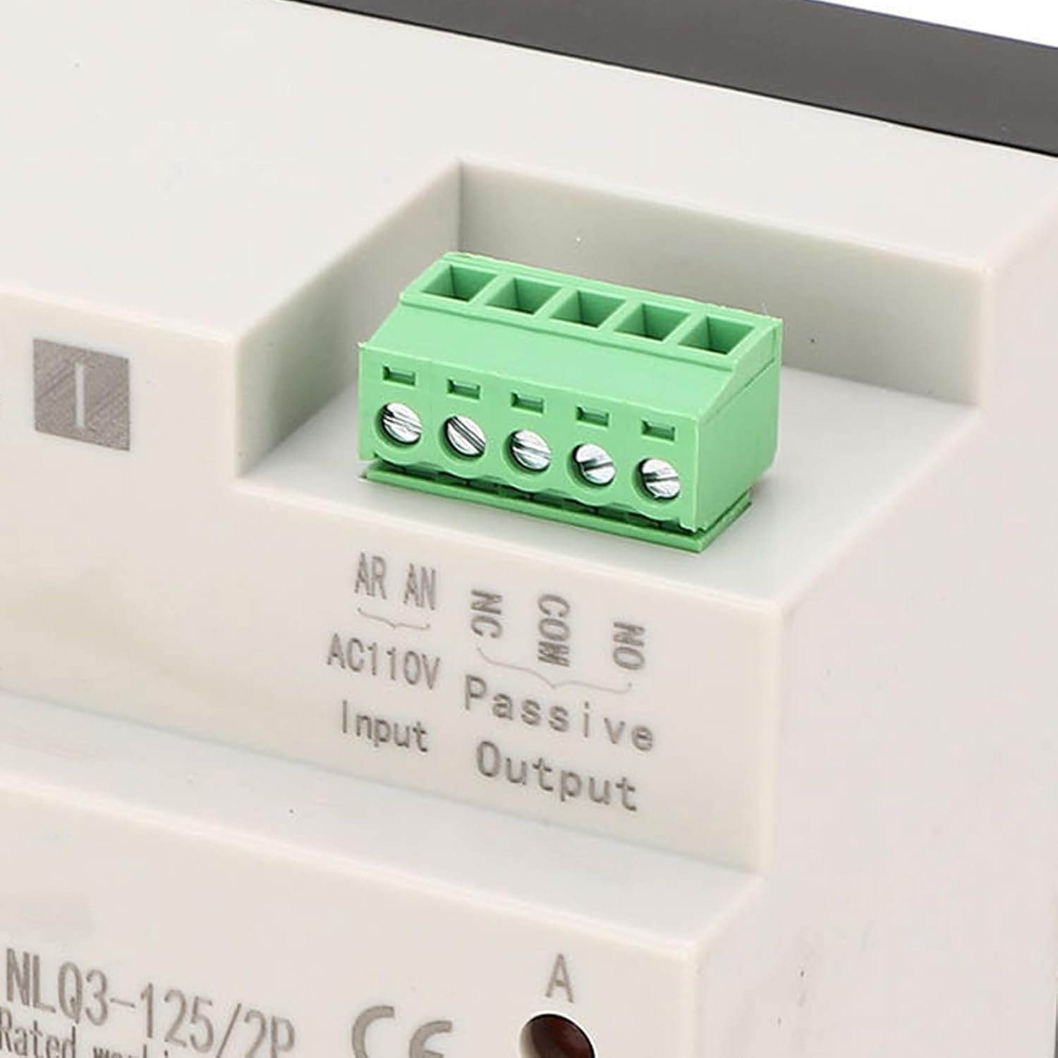 Interruptor de transferencia automática, larga vida útil AC110V 80A ignífugo anti envejecimiento interruptor de transferencia automática de doble