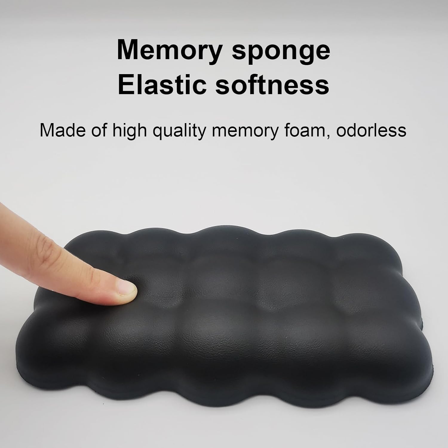 Owemtao Cojín para codo de automóvil, soporte de codo izquierdo de piel sintética, almohadillas de espuma viscoelástica, cojín extraíble para