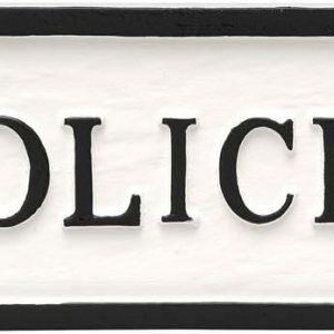 Montague Metal Products Letrero de placa con texto en inglés “No Soliciting”, color blanco con letras negras, 11 x 2.75 pulgadas Montague Metal Products Letrero de placa con texto en inglés “No Soliciting”, color blanco con letras negras, 11 x 2.75 pulgadas