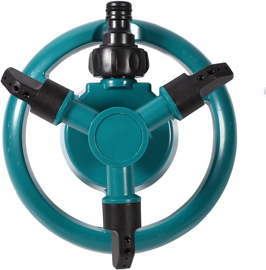 Rociadores para patio,Rociador,Aspersor de agua para césped,Aspersor de riego giratorio de 360 para jardín, sistema de riego de manguera de tubo de