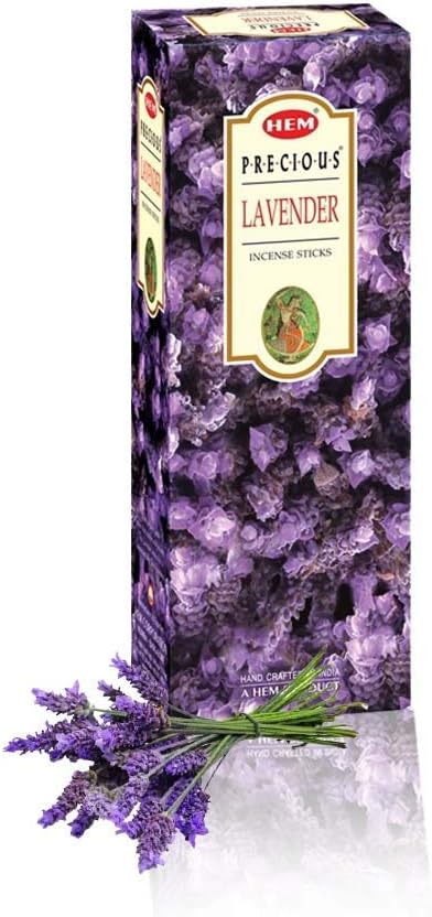 HEM Varitas de incienso de lavanda de 3.53 oz, paquete de 2 (200 GRAMOs)