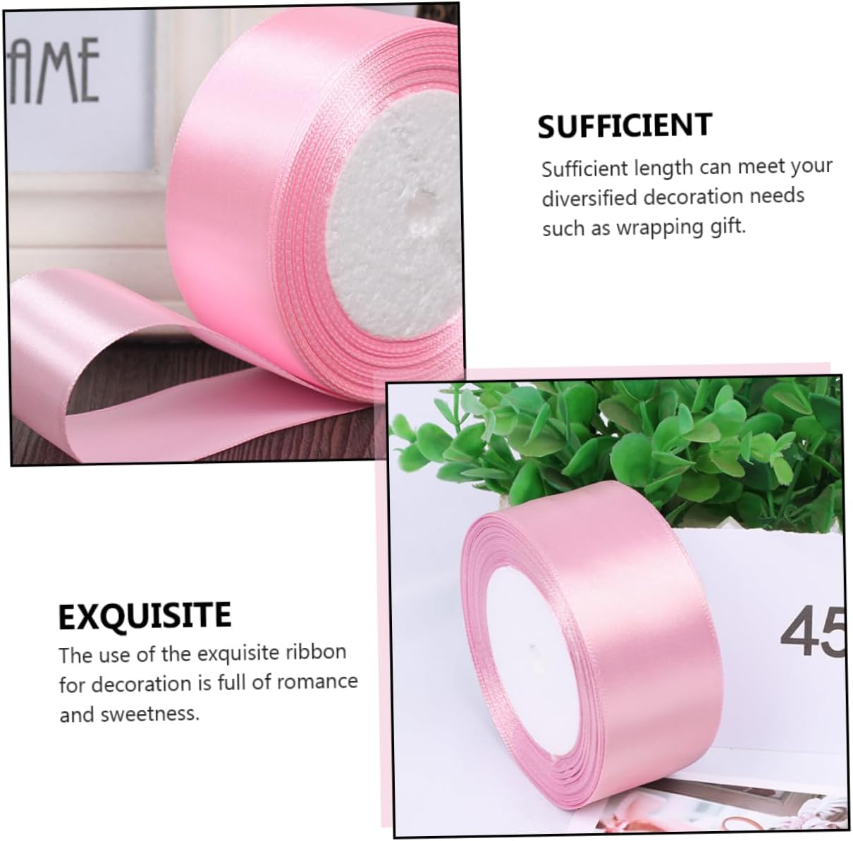 SEWACC 3 pcs Packaging Ribbon Satin Ribbon Wedding Decor Ribbon Cake Decorations Flower Jewelry Party Ribbon Supplies Burlap Ribbon Creative Ribbon