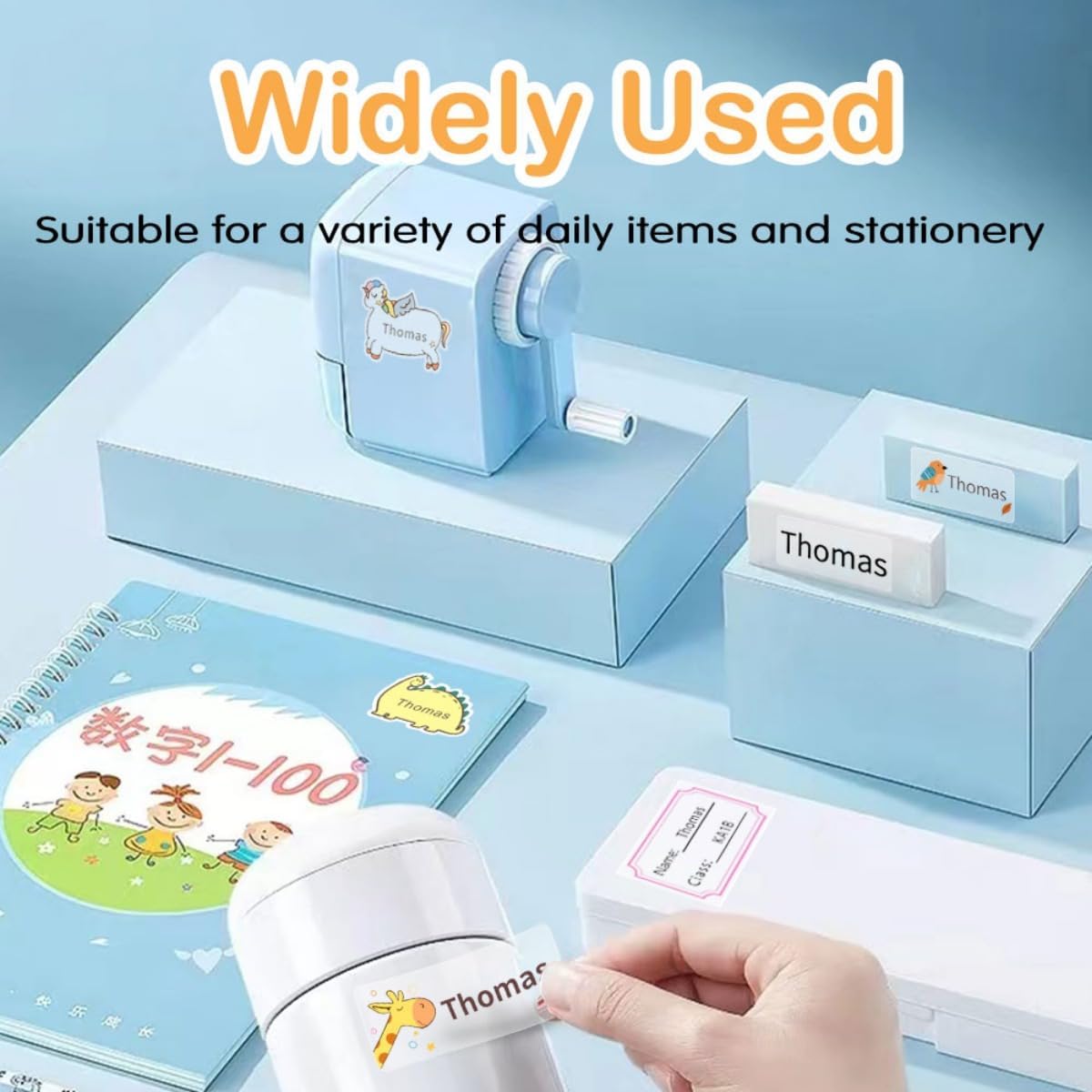 Etiquetas de nombre personalizadas para bolígrafos y lápices, etiqueta personalizada impermeable personalizada, etiquetas personalizadas, etiquetas