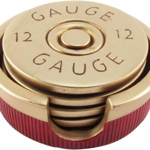 Treasure Gurus – Juego de posavasos con forma de bala de calibre 12 Treasure Gurus – Juego de posavasos con forma de bala de calibre 12