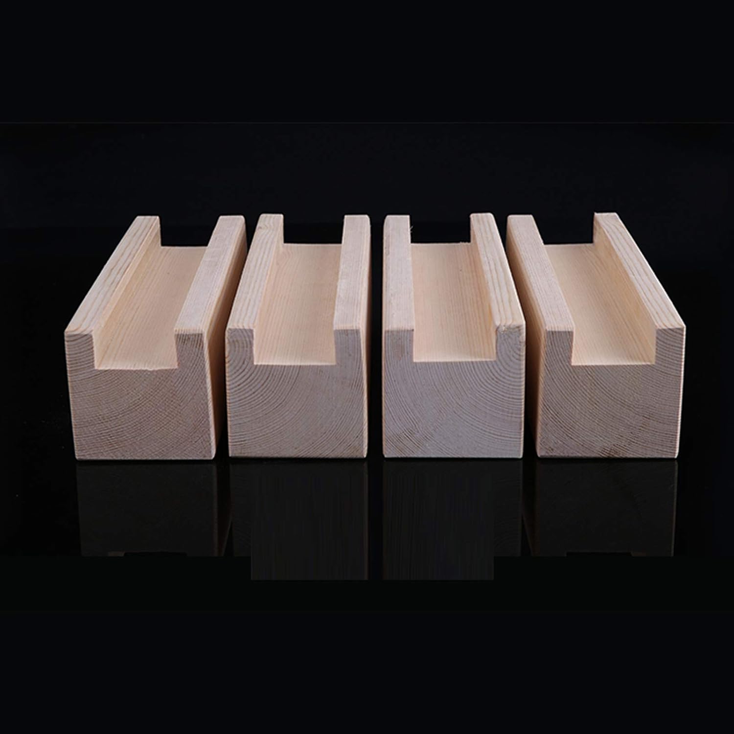 Patas cóncavas de madera maciza para muebles, patas de armario de TV de cocina, patas de sofá, 23 tamaños, patas de apoyo para tocador, armario,