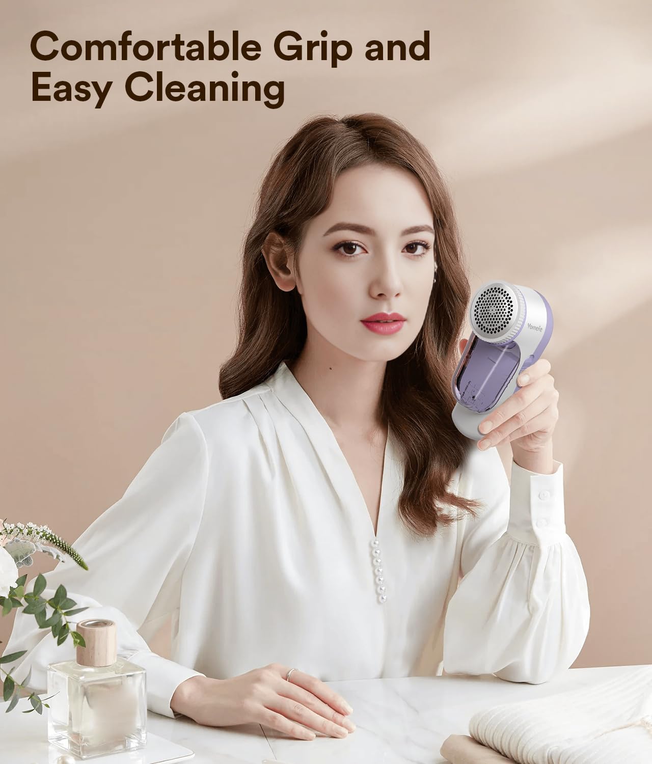 Afeitadora de tela, afeitadora de suéter recargable, afeitadora de pelusa con cuchillas de 6 hojas, removedor de pelusa eléctrico para ropa y