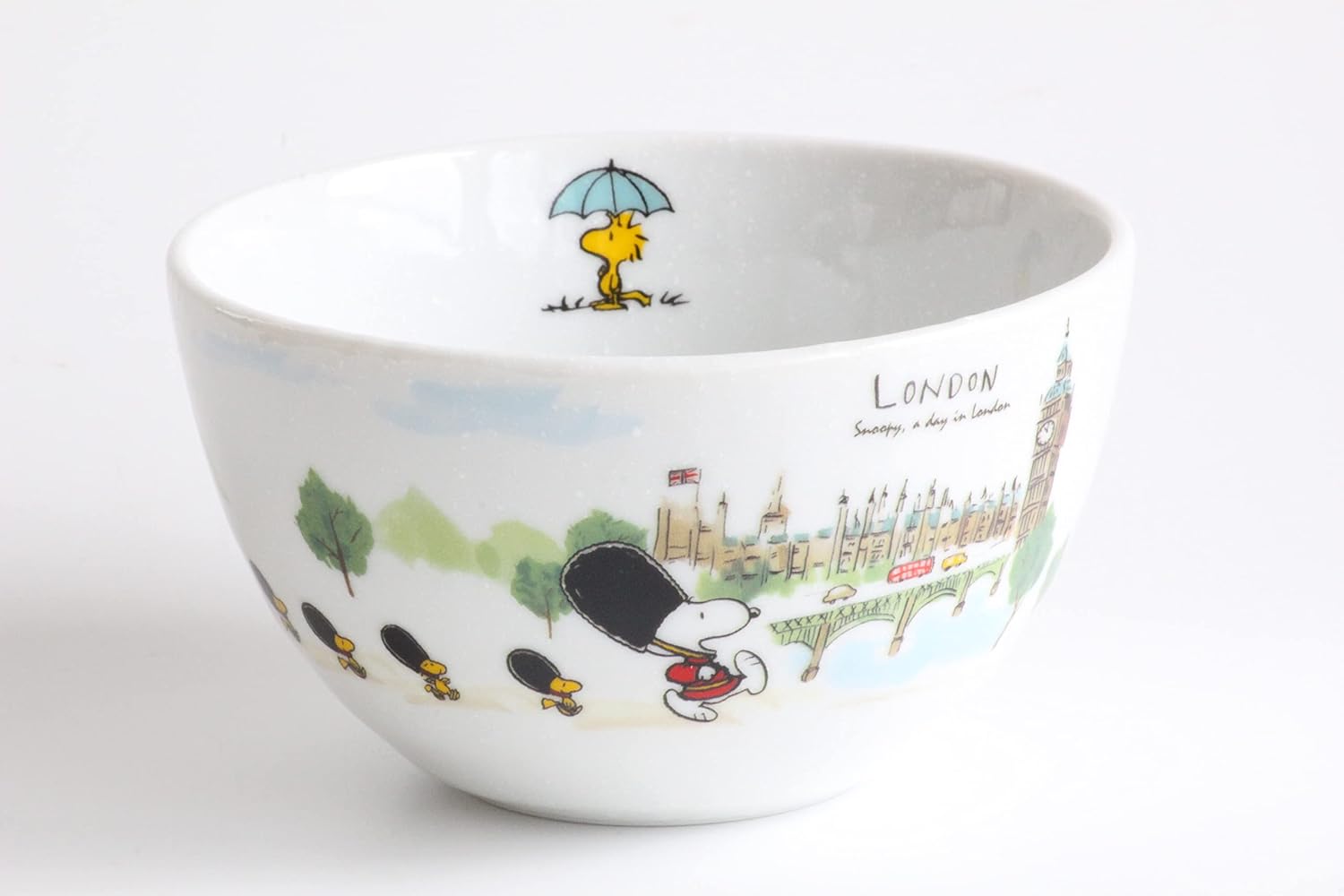 (Shimizutougyou) London Paris Snoopy Bowl, Set of 2