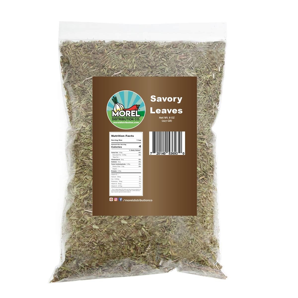 Savory Leaf Cut & Tamizado. Hojas de especias saladas. 2 oz, 8 oz, 1 libra (1)