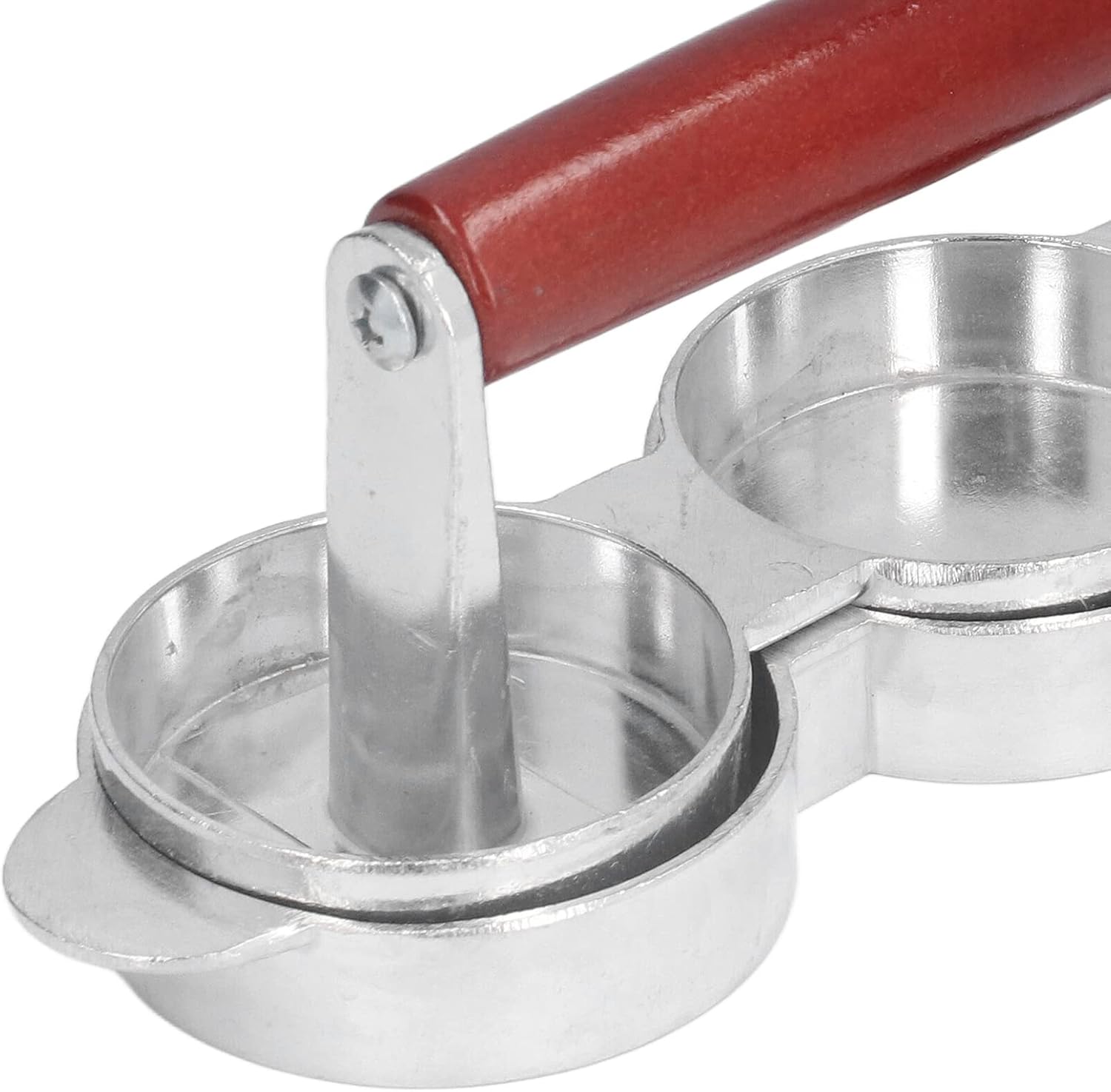 TOPINCN Mini prensa de hamburguesas, prensa de hamburguesa de forma redonda Patty Maker para picnic para barbacoa