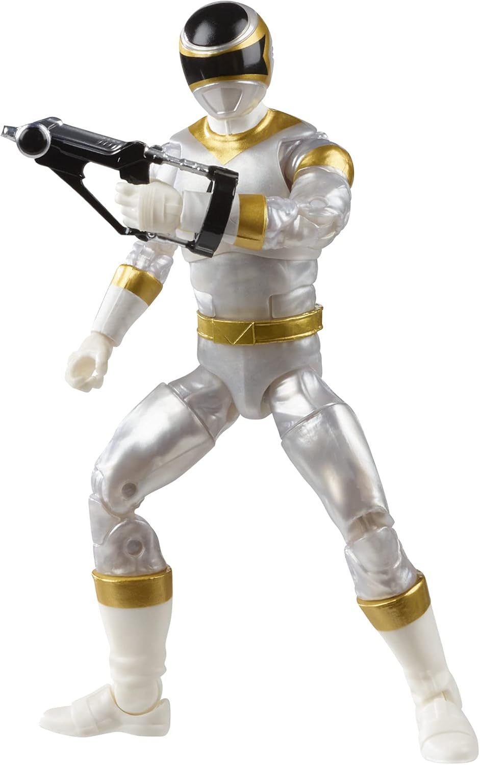 Power Rangers In Space Silver Ranger – Figura de acción de 6 pulgadas y accesorios