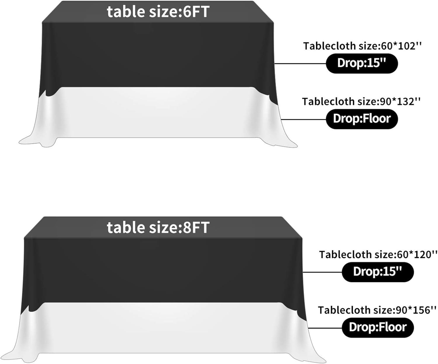 Cupuamon – Mantel rectangular