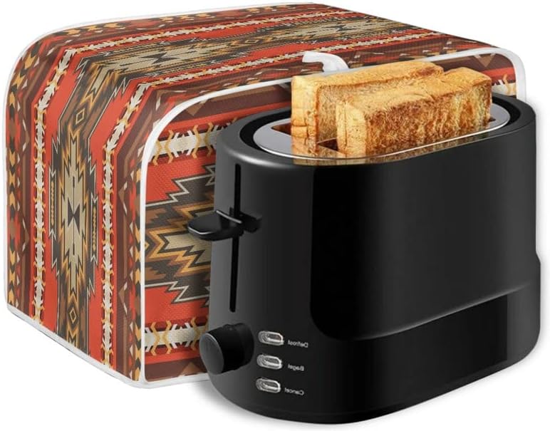 Southwest – Fundas para tostadoras florales rojas para hacer pan, fundas para electrodomésticos pequeños de cocina, funda para horno y tostadora,