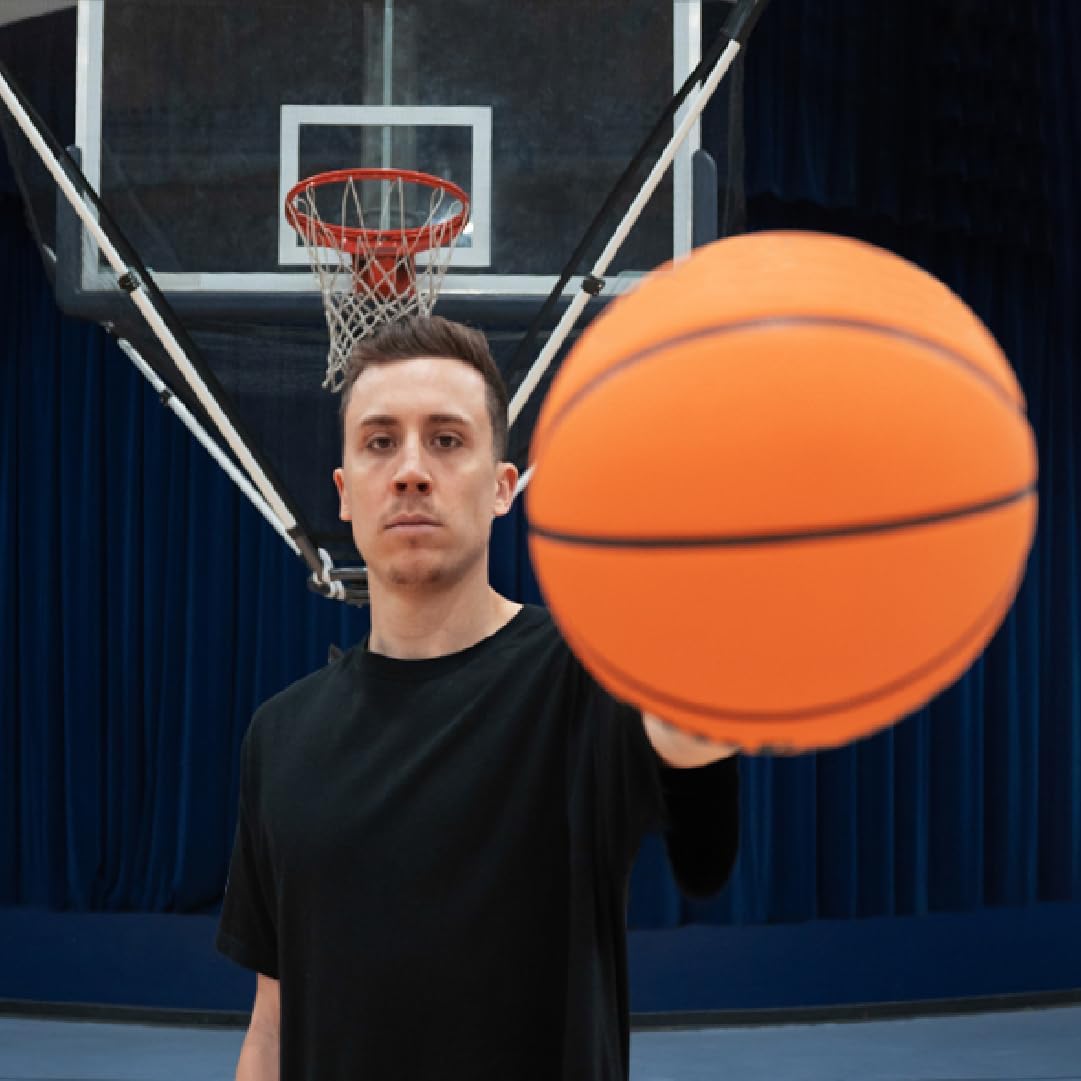 SwishGrid Máquina de retorno de rebote de baloncesto y sistema de retorno de baloncesto para fijación en el hogar y práctica al aire libre portátil