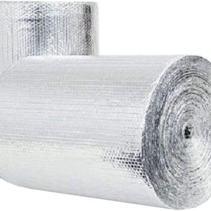 US Energy Products – Rollo de aislamiento reflectante de doble cara de papel de aluminio (14 de grosor R8 doble poli-aire) Rollo paredes, áticos, US Energy Products – Rollo de aislamiento reflectante de doble cara de papel de aluminio (14 de grosor R8 doble poli-aire) Rollo paredes, áticos,