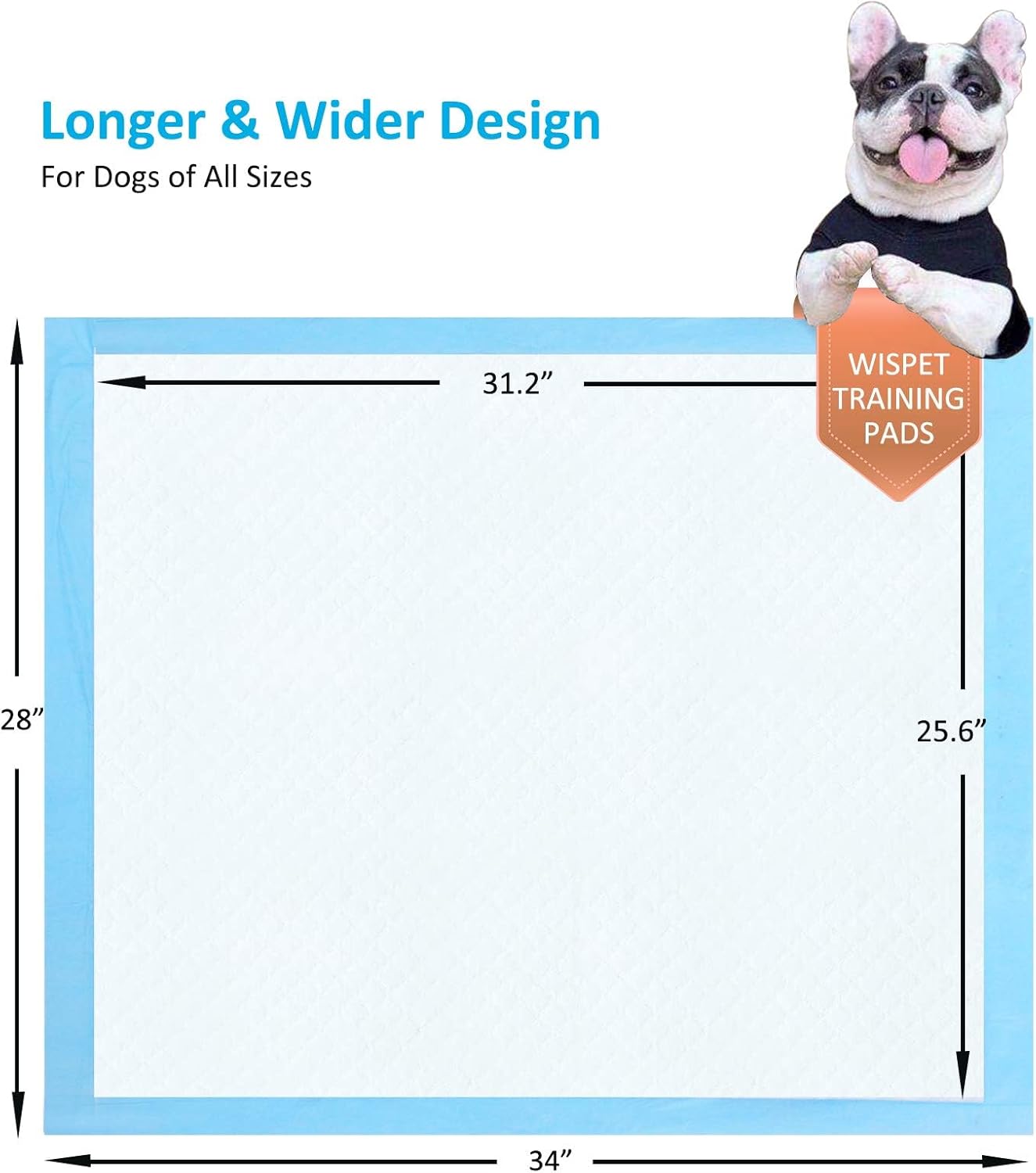 Almohadillas extra grandes para orina de perro y almohadillas de entrenamiento para cachorros de 28 x 34 pulgadas, 40 unidades, almohadillas
