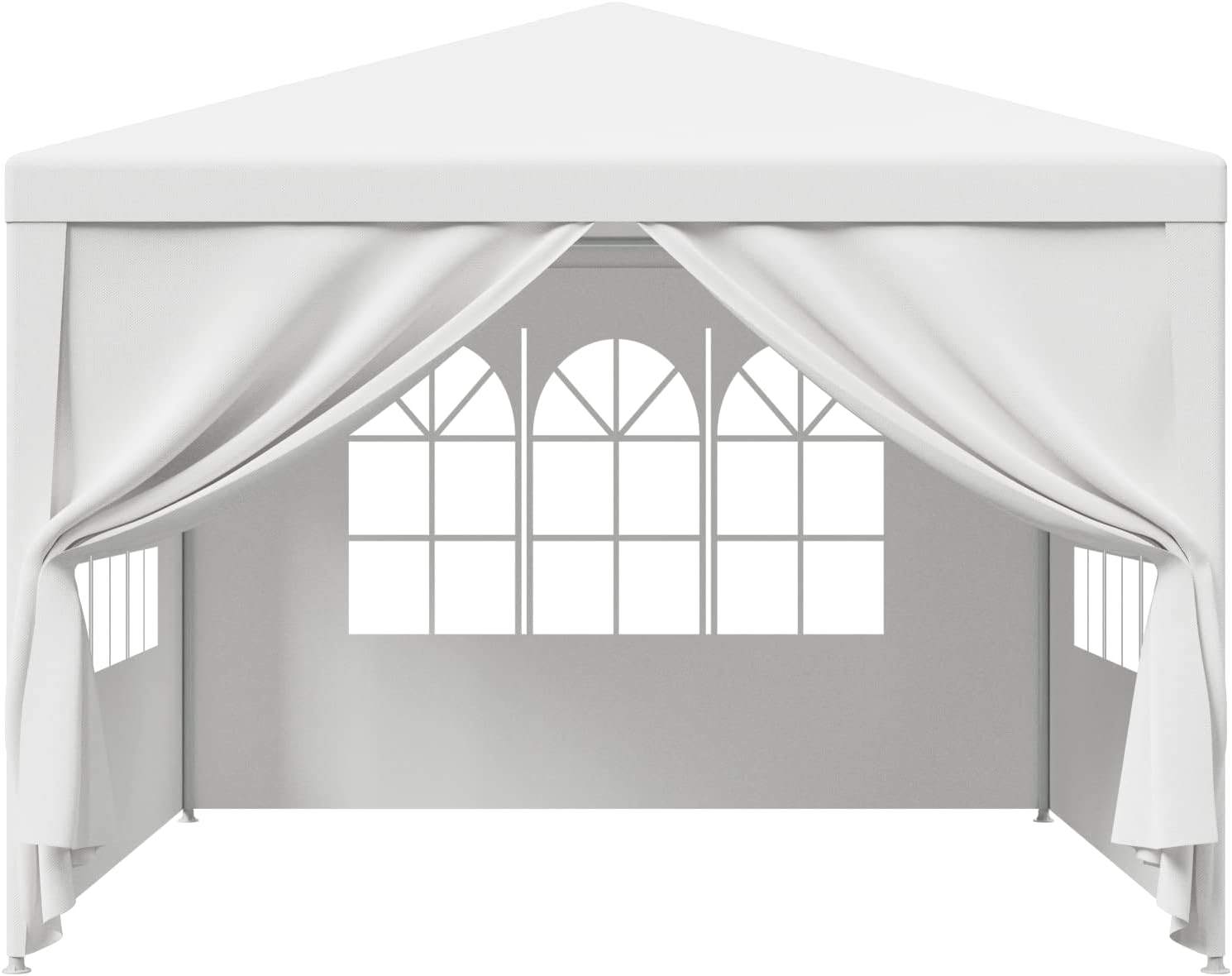 Tienda de campaña de 10 x 10 pies para exteriores, para fiestas, bodas, camping, glorieta, almacenamiento de barbacoa, pabellón con 4 paredes