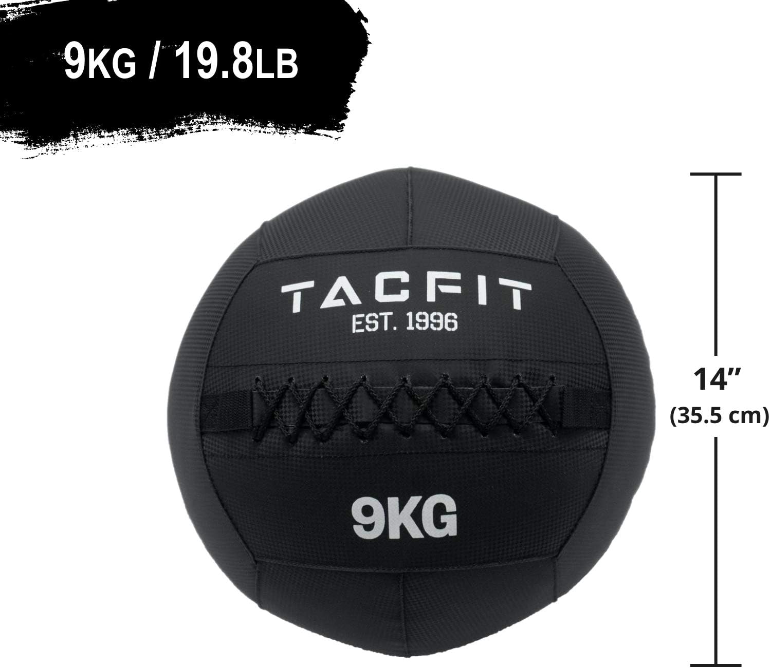 TACFIT Soft Shell – Pelota de medicina para entrenamiento de fitness
