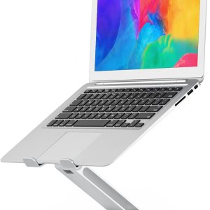 Soporte ergonómico plegable de altura ajustable portátil para portátil de 10 a 16 pulgadas compatible con soporte de escritorio MacBook (plata) Soporte ergonómico plegable de altura ajustable portátil para portátil de 10 a 16 pulgadas compatible con soporte de escritorio MacBook (plata)