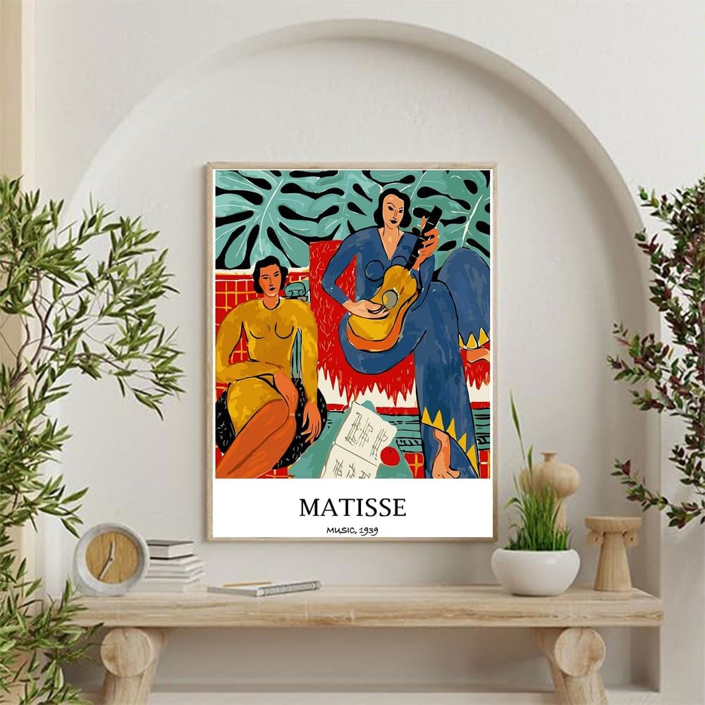 DoMyArt Kit de pintura acrílica por números para adultos, pintura de fama mundial, 16 x 20 pulgadas (música)