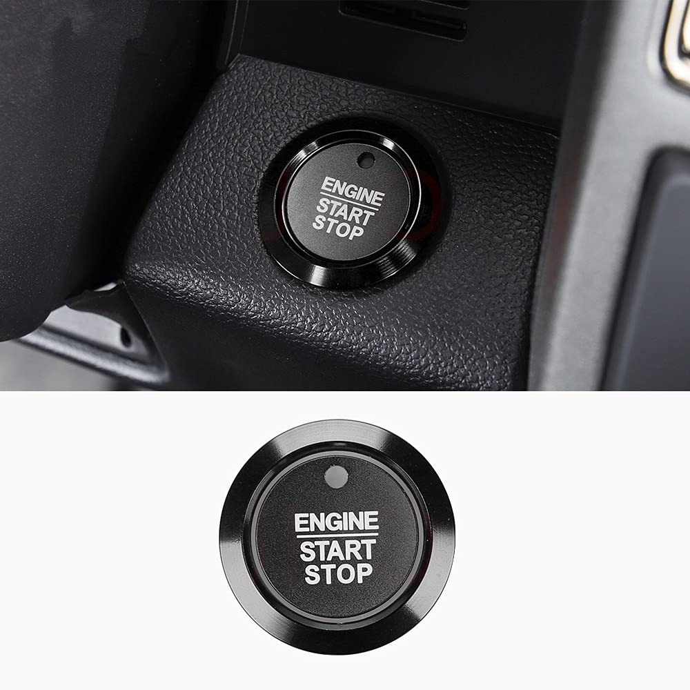 JHO Interruptor de arranque negro para Ford F150 Raptor 2017 2018 2019 XLT Lariat Limited Motor de coche