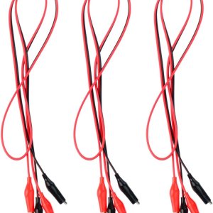 3 Grupos 1M Cables de prueba Set con pinzas de cocodrilo 39 pulgadas Alambres de puente de doble extremo Aligator Abrazaderas Alambres de prueba 3 Grupos 1M Cables de prueba Set con pinzas de cocodrilo 39 pulgadas Alambres de puente de doble extremo Aligator Abrazaderas Alambres de prueba
