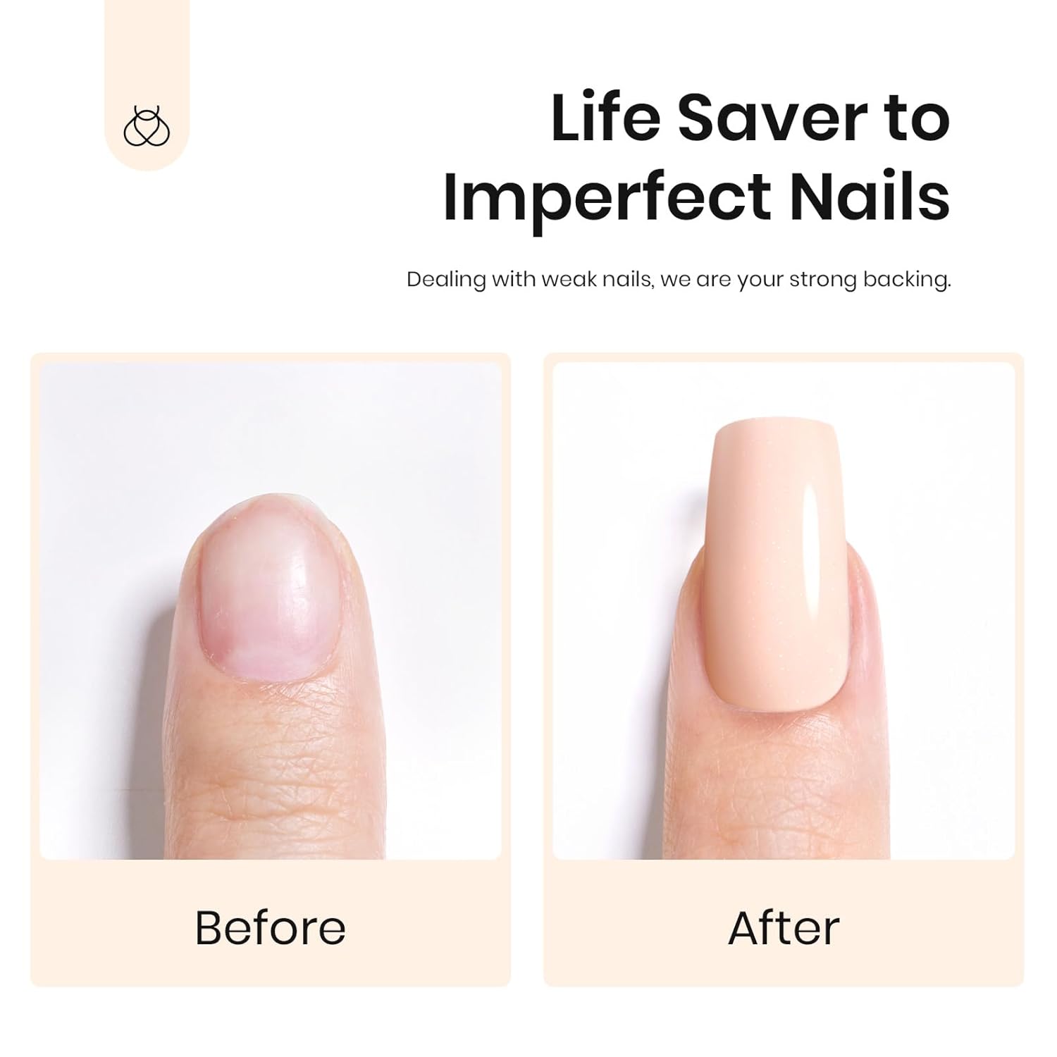 Beetles – Gel de extensión de uñas de poligel rosa natural con purpurina, 2.16 onzas (2.12 oz), color rosa brillante rocío de uñas de polygel,