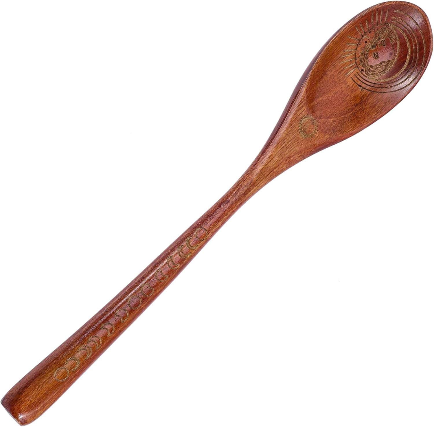 HOMSFOU Cucharas rituales para servir condimentos ensalada Cucharas para Comer Sales de baño Cucharas de sopa Café Lavado Mini Naturaleza Mini