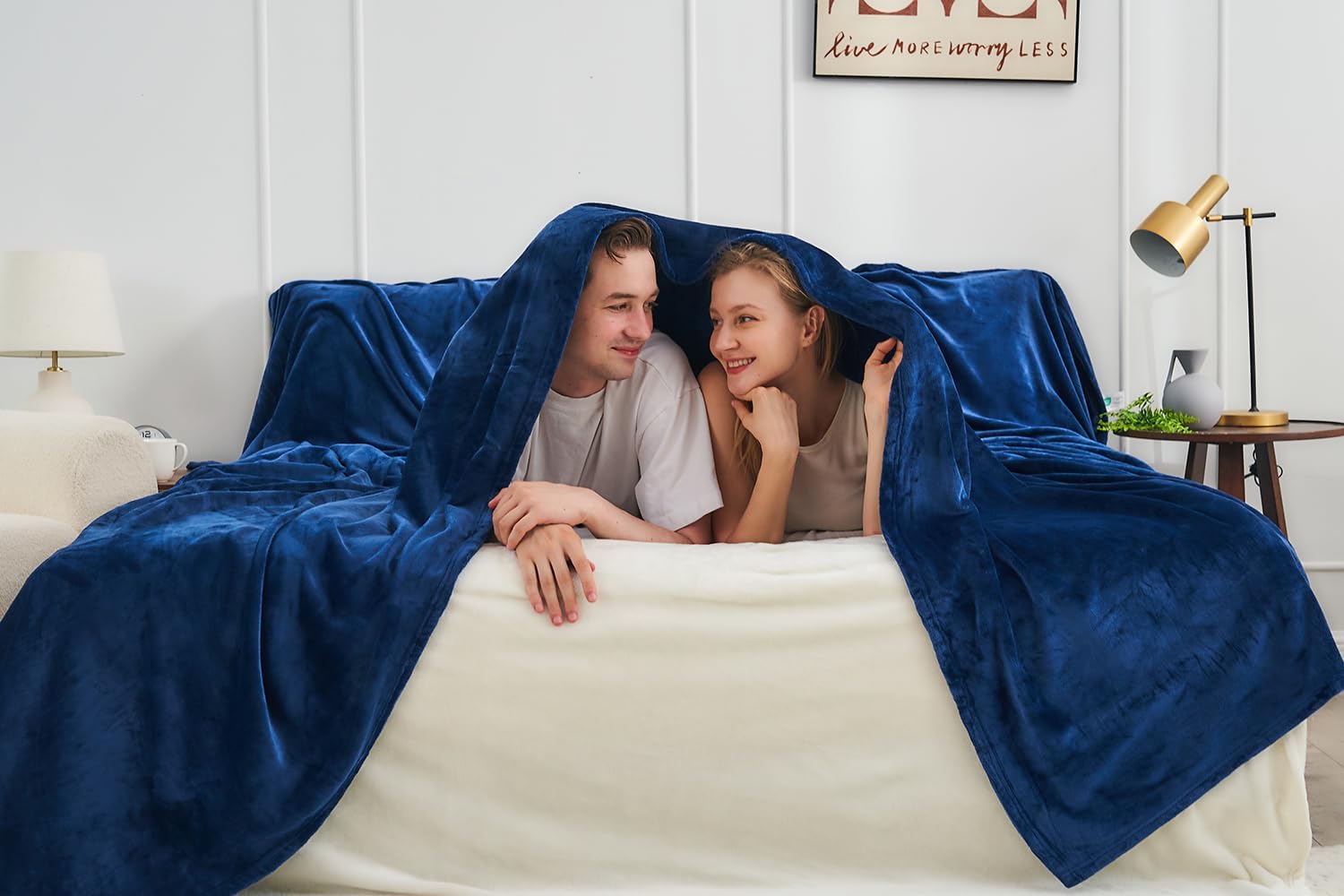 Manta de forro polar extragrande King de 120 x 120 pulgadas, una manta gigante sin costuras para familias, parejas y amigos, manta suave extra