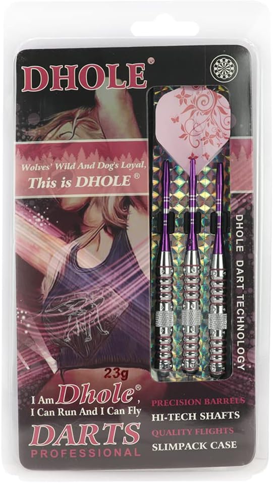 Black Scorpion CUESOUL Dhole 21g2324 Grams Steel Tip Darts with 2 Different Sets Aluminum Shafts