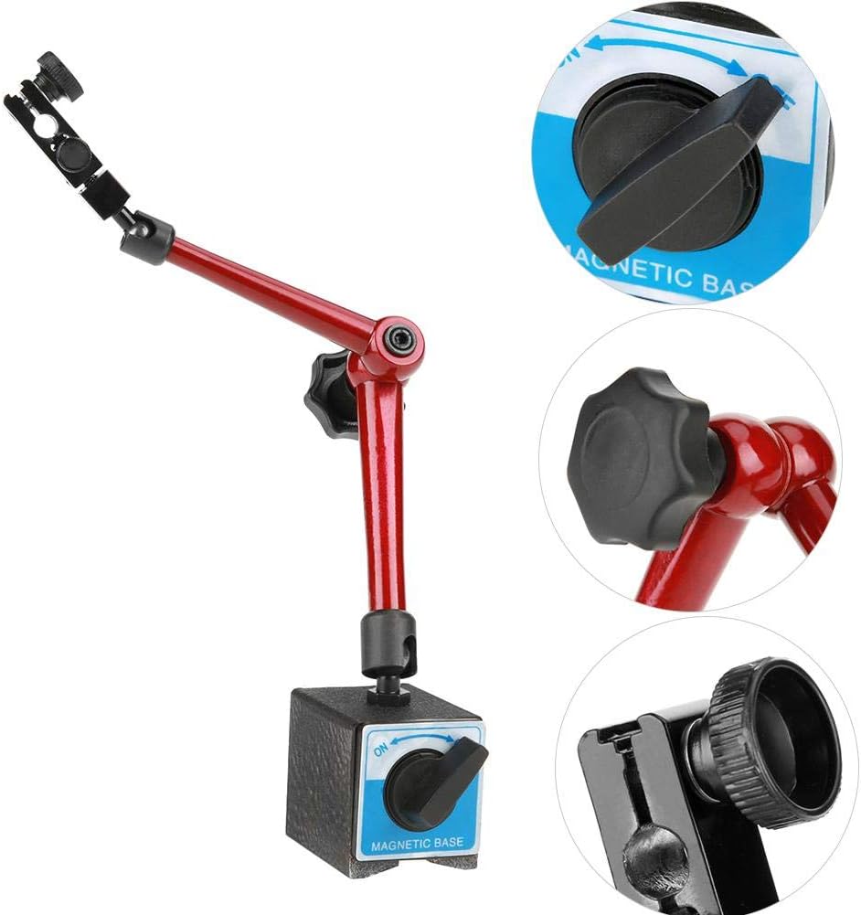 Ejoyous Soporte de base magnética, 13.780 in13.78 pulgadas, soporte de base magnética universal ajustable, soporte de base magnética resistente para