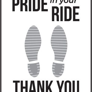 CastleDoor Alfombrillas para automóvil, revestimiento de plástico, desechables, de papel resistente con la frase “We Take Pride in Your Ride” (caja CastleDoor Alfombrillas para automóvil, revestimiento de plástico, desechables, de papel resistente con la frase “We Take Pride in Your Ride” (caja