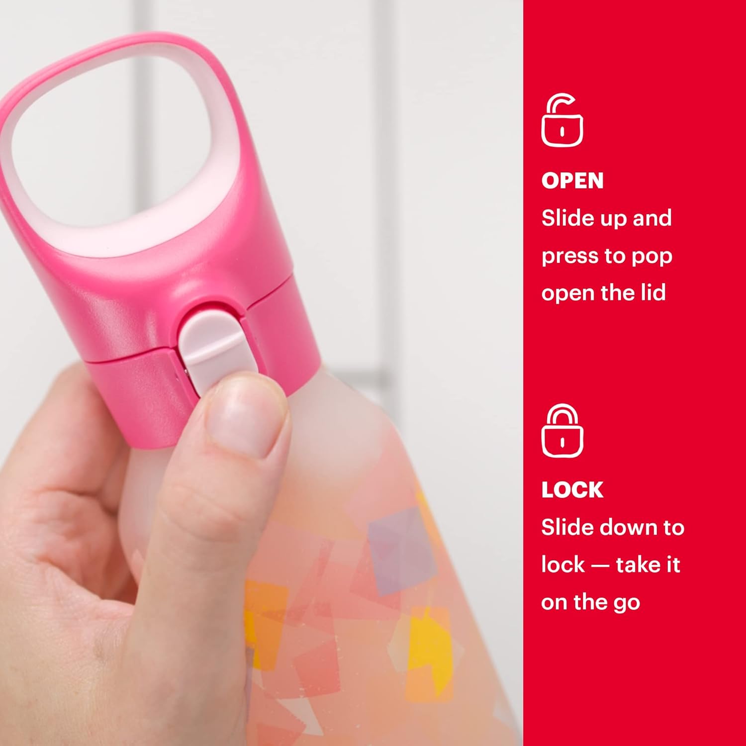 Pyrex – Botella de agua de vidrio que cambia de color con revestimiento de silicona Capas llamativas, 17,5 onzas