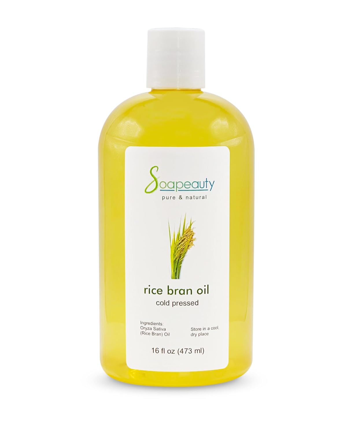 Aceite de salvado de arroz prensado en frío sin refinar  100% natural disponible a granel  Portador para aceites esenciales, cara, piel, crema