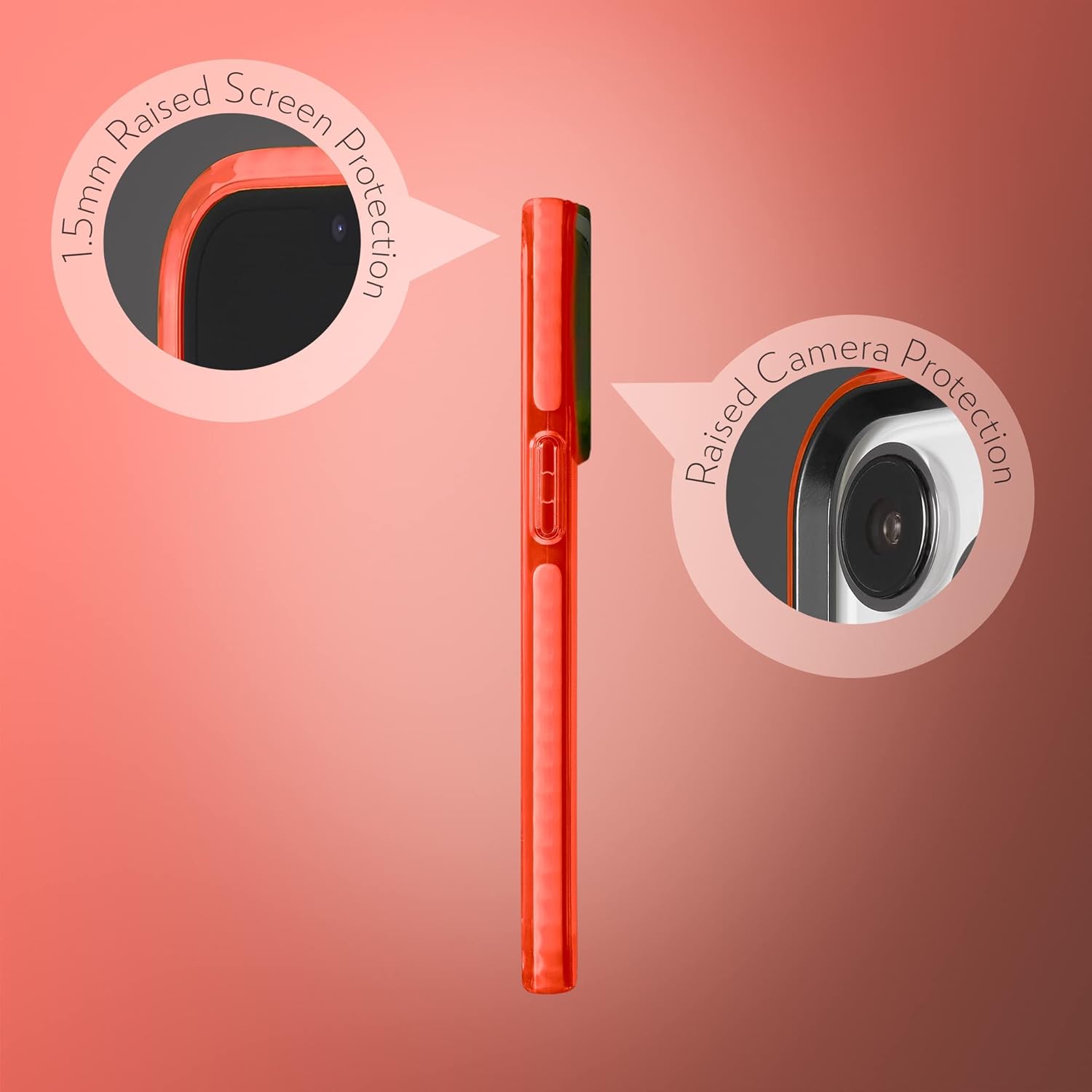 SteepLab Funda de barrera para iPhone 14 Pro (2022, pantalla de 6.1 pulgadas), funda absorbente de impactos con protección de cuerpo completo y