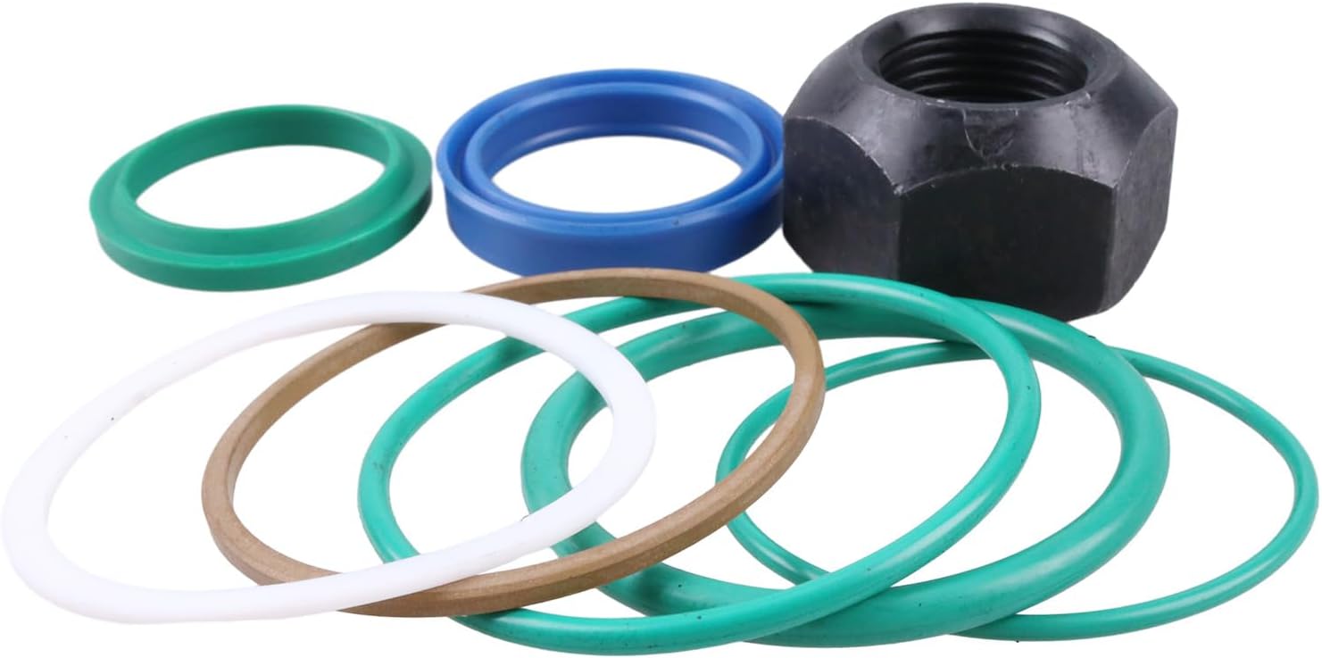 WQSING Kit de tuercas de sello de cilindro inclinable 7199903 compatible con Bobcat S510 S530 S550 S570 S590 S595 T550 T590 T595 E25 E26 E27 E27Z