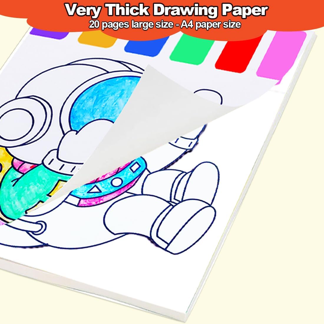 YXOTJHS Juegos de pintura de acuarela para niños, pintura grande con libros de agua, libros de acuarela para colorear para niños de 4 a 8 años,