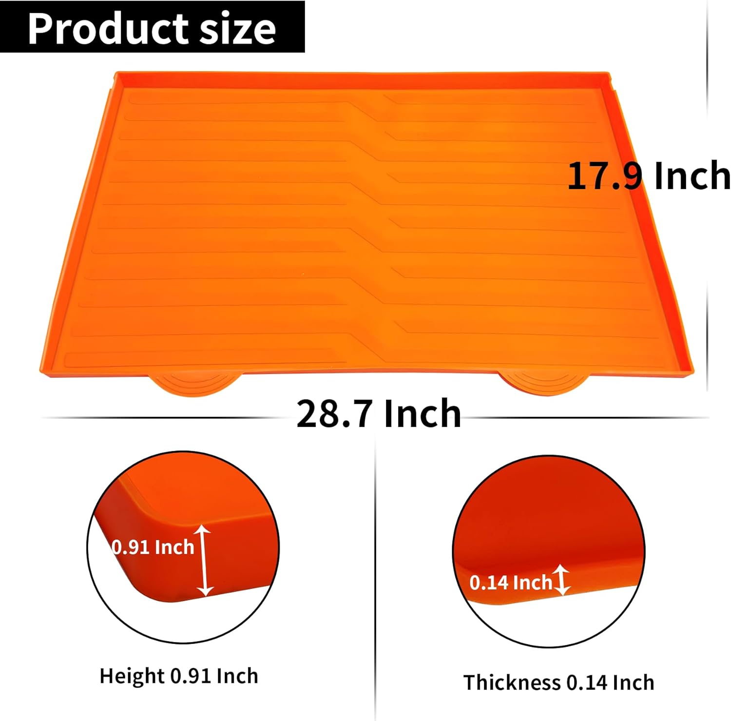 Funda de silicona para parrilla Blackstone de 28 pulgadas, protege la superficie de tu plancha del polvo y el óxido, cubierta protectora de cocina