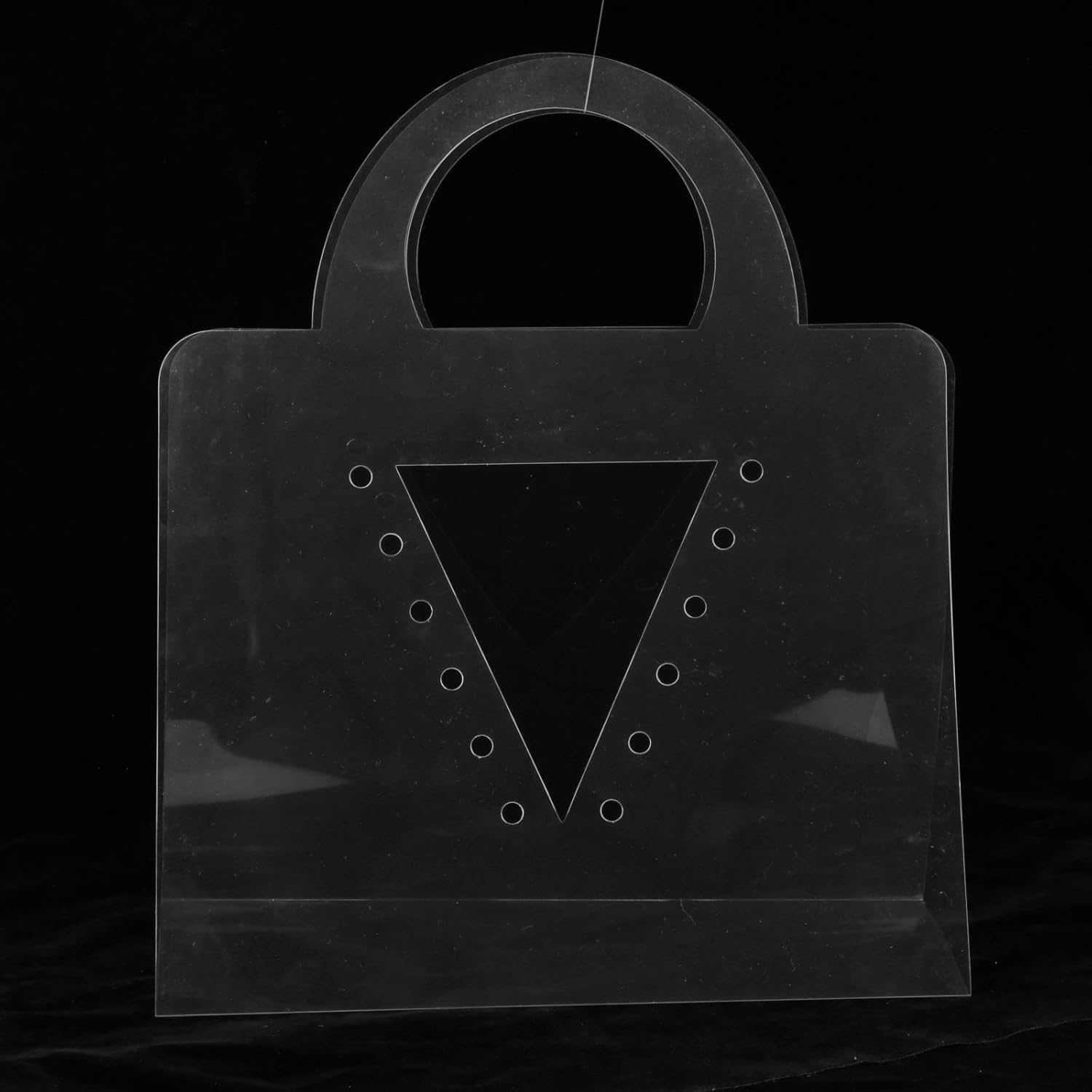 Esquirla Bolsa de ramo de flores transparente, bolsa de regalo de flores, bolsa de regalo de alta capacidad, bolsa de embalaje de flores frescas